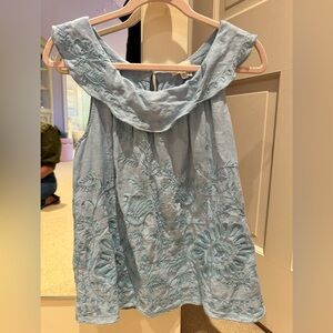 Meadow rue linen top